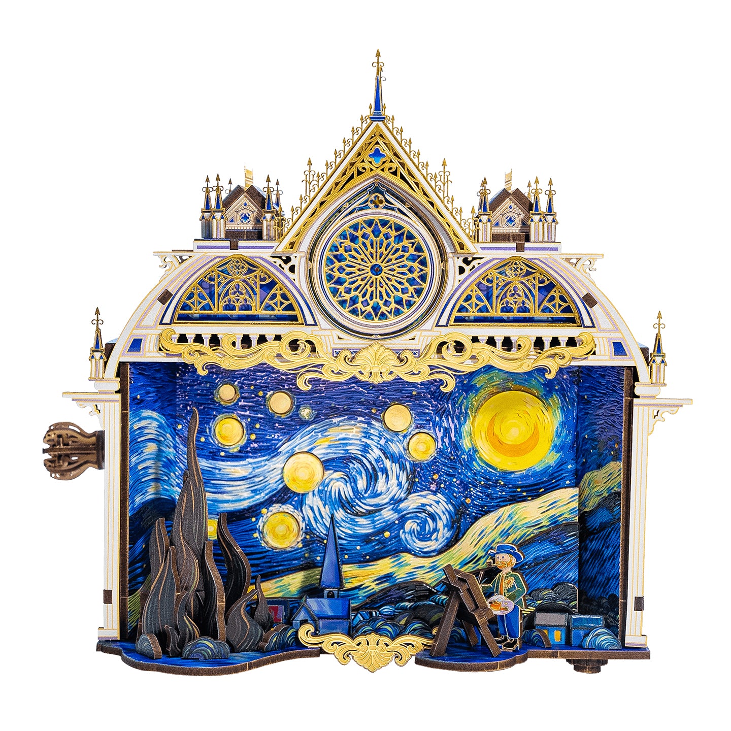 Starry Night 3D Art Model