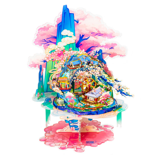Peach Blossom Spring 3D model kit