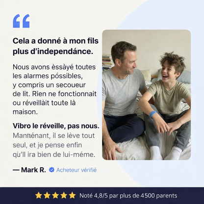 Bracelet Réveil Vibrant Orvanos – Enfants & Ados