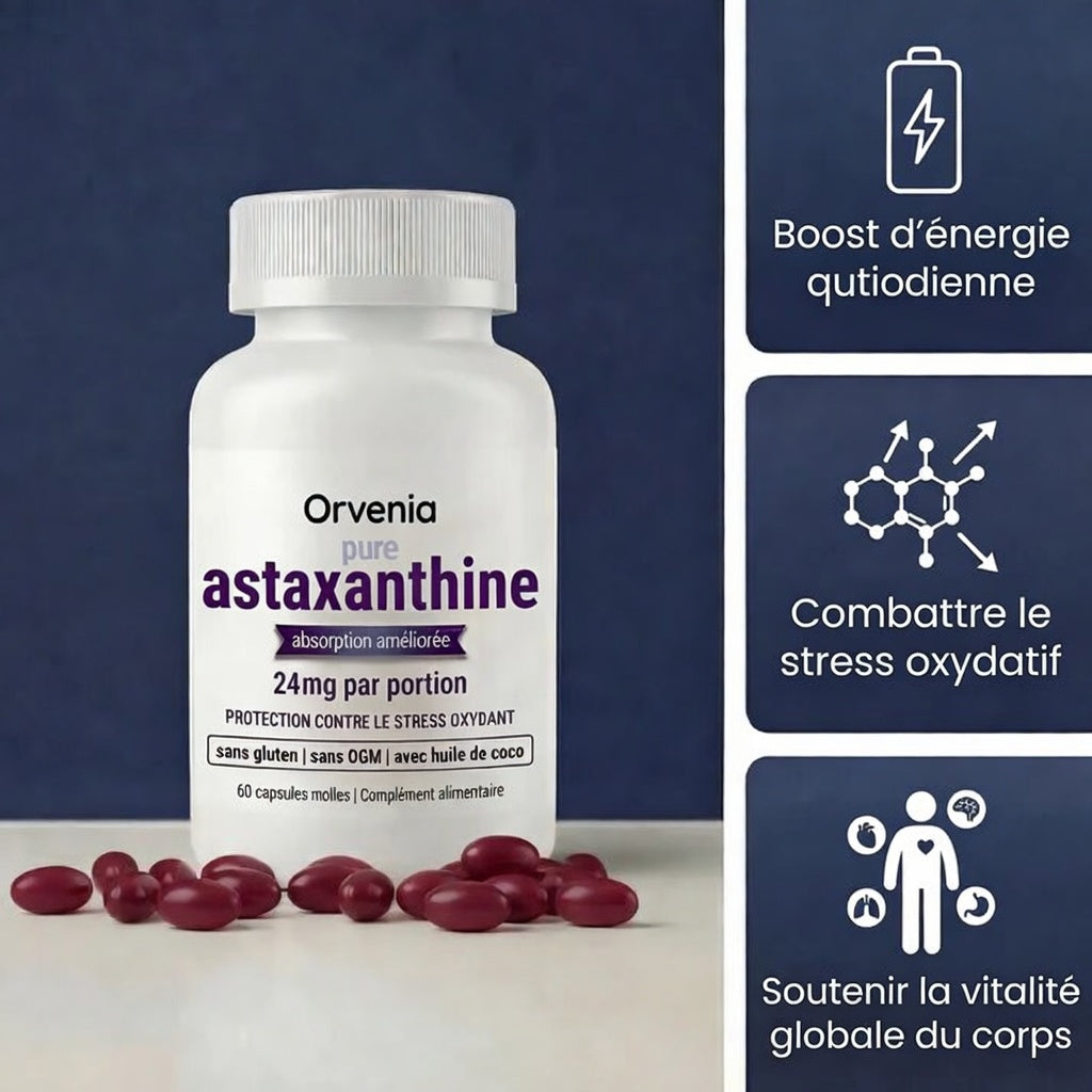 Astaxanthin Capsules (12mg) - Nature's Antioxidant